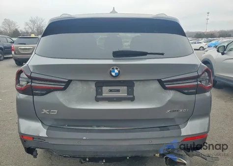 2024 BMW X3 xDrive30I z USA, uszkodzony, nr VIN 5UX53DP00R9U84317